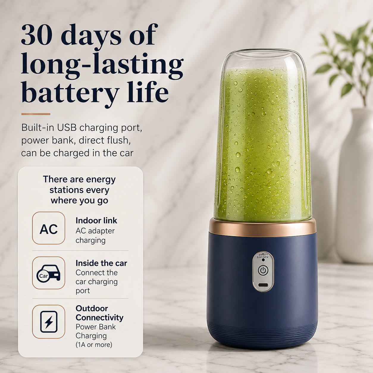 PortaJuice Portable Blender 
